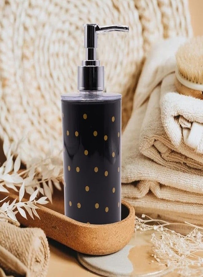 NISHWARE soap Dispenser Bottle Set with Pump for handwash in Bathroom, Kitchen,Sink Comes with Black Plastic Body and Chrome Finish top (Design as per Availability) (Pack of 3) - Image 3